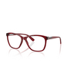 Oakley ALIAS Eyeglasses 815509 polished translucent brick red - product thumbnail 2/4