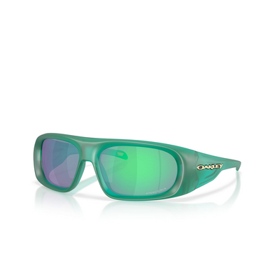 Occhiali da sole Oakley BELLEVILLE 949104 matt transparent viridian - tre quarti