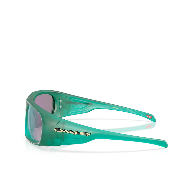Occhiali da sole Oakley BELLEVILLE 949104 matt transparent viridian - 3/4