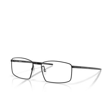Oakley BURROW Eyeglasses 508601 satin black - three-quarters view