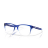 Occhiali da vista Oakley CENTERBOARD 816311 matt clear crystal blue fade - anteprima prodotto 2/4