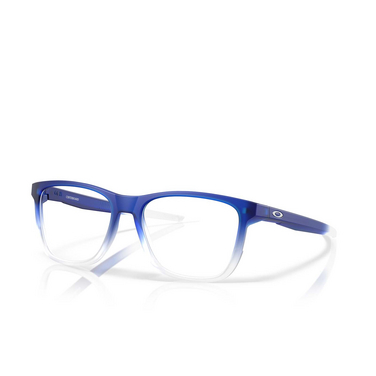 Gafas graduadas Oakley CENTERBOARD 816311 matt clear crystal blue fade - Vista tres cuartos