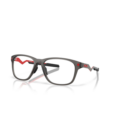 Oakley CEREBRAL Eyeglasses 818702 satin grey smoke - three-quarters view