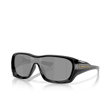 Oakley brand DE LA SALLE Sunglasses 949301 polished black - three-quarters view