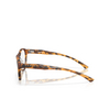 Oakley DRAW UP Eyeglasses 805708 matt ginger tortoise - product thumbnail 3/4