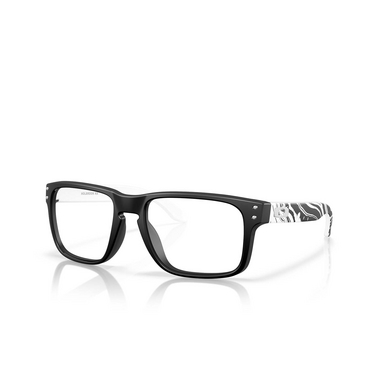 Oakley HOLBROOK RX Eyeglasses 815615 satin black - three-quarters view