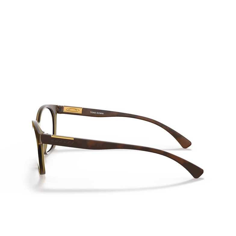 Oakley Eyeglasses 816802 satin brown tortoise - 3/4