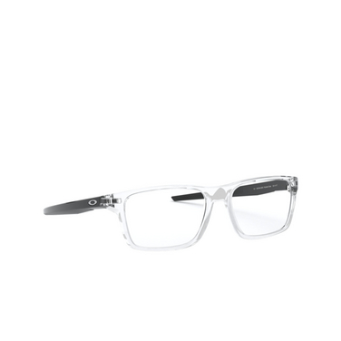 Oakley PORT BOW Eyeglasses 816402 polished clear - three-quarters view