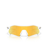 Oakley RADAR PLATE Sonnenbrillen 949505 polished white - Produkt-Miniaturansicht 1/4