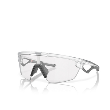 Oakley SPHAERA Sunglasses 940307 matte clear - three-quarters view