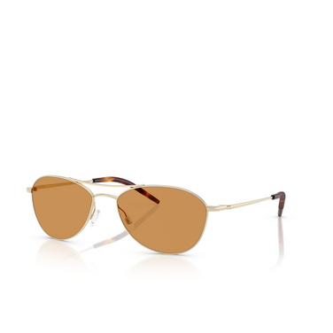 Oliver Peoples AERO II Sunglasses 503553 gold - three-quarters view