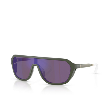 Oliver Peoples R-12 Sunglasses 70064V green smoke - three-quarters view