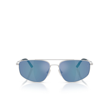 Oliver Peoples R-14 Sunglasses 506355 brushed silver - front view
