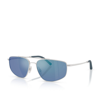 Oliver Peoples R-14 Sunglasses 506355 brushed silver - three-quarters view