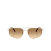 Oliver Peoples R-14 Sonnenbrillen 524513 brushed gold - Produkt-Miniaturansicht 1/6