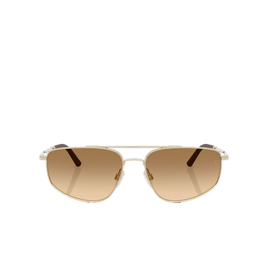 Oliver Peoples R-14 Sonnenbrillen 524513 brushed gold - Vorderansicht