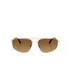 Oliver Peoples R-14 Sonnenbrillen 524513 brushed gold - Produkt-Miniaturansicht 2/6