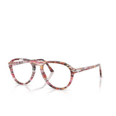 Occhiali da vista Persol LYNN 1220 cyclamen / khaki - tre quarti