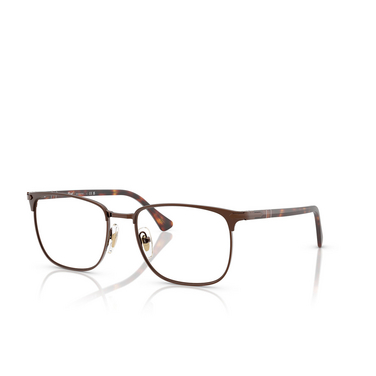 Persol PO1021V Eyeglasses 1124 brown - three-quarters view