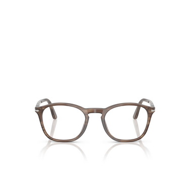 Occhiali da vista Persol PO3007V 1208 striped brown - frontale