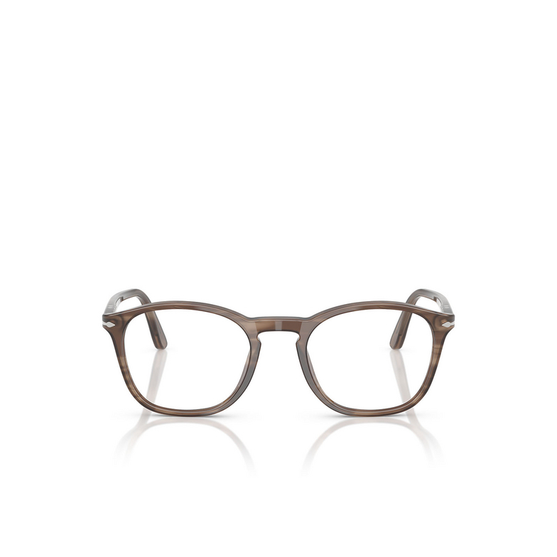 Lunettes de vue Persol PO3007V 1208 striped brown - 1/4