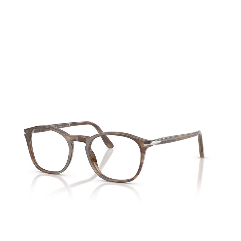 Lunettes de vue Persol PO3007V 1208 striped brown - 2/4