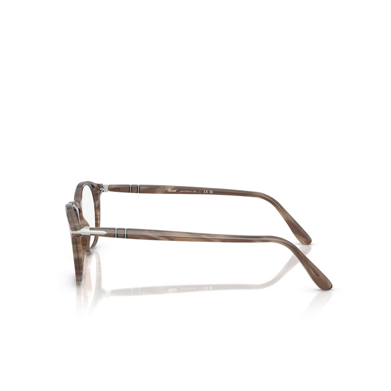 Lunettes de vue Persol PO3007V 1208 striped brown - 3/4