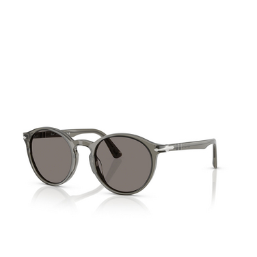 Gafas de sol Persol PO3171S 1103B1 taupe grey transparent - Vista tres cuartos