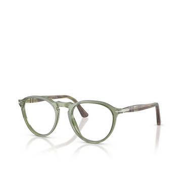 Persol PO3286V Korrektionsbrillen 1226 transparent green - Dreiviertelansicht