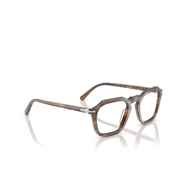 Persol PO3292V 1208 striped brown - tre quarti