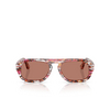 Occhiali da sole Persol PO3369S 1220H2 cyclamen / khaki - anteprima prodotto 1/4