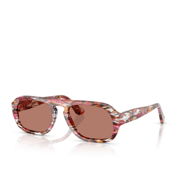 Persol PO3369S Sunglasses 1220H2 cyclamen / khaki - three-quarters view