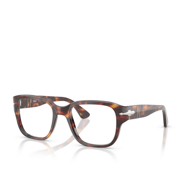 Lunettes de vue Persol PO3374V 24 havana - Vue trois quarts