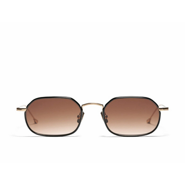 Peter And May AKIRA Sunglasses BLACK & GOLD / FADE BROWN - front view