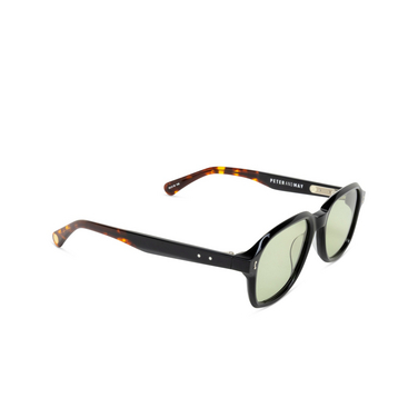 Occhiali da sole Peter And May NIGHT TRAIN SUN BLACK & DARK TURTLE / GRAPHITE GREEN - tre quarti