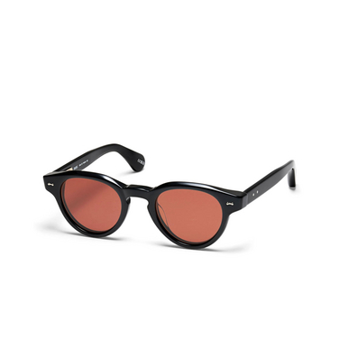 Peter And May PANDA SUN Sunglasses BLACK / BORDEAUX - three-quarters view
