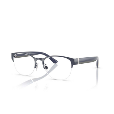 Polo Ralph Lauren PH1238 Eyeglasses 9436 shiny navy blue - three-quarters view