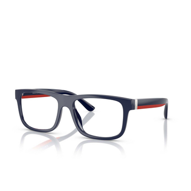 Polo Ralph Lauren PH2290U Eyeglasses 5620 shiny navy blue - three-quarters view
