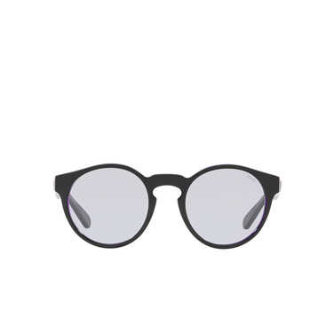 Lunettes de soleil Polo Ralph Lauren PH4101 56991A shiny black on transp purple - Vue de face