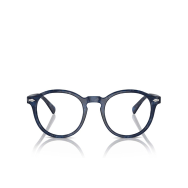 Lunettes de soleil Polo Ralph Lauren PH4218 618380 shiny blue havana - Vue de face