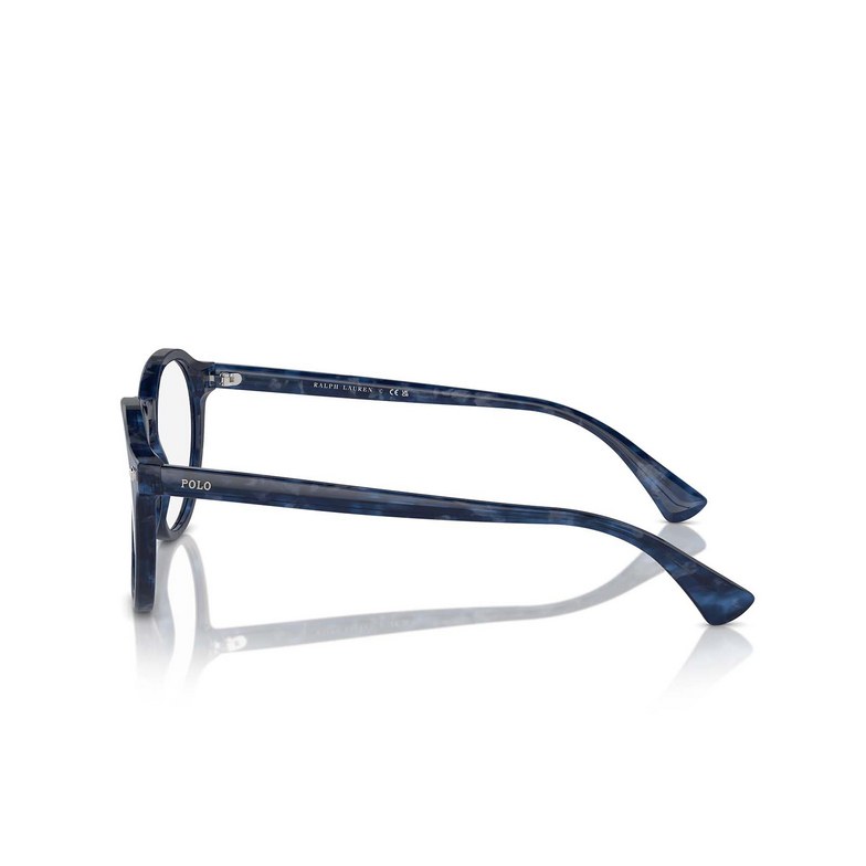 Lunettes de soleil Polo Ralph Lauren PH4218 618380 shiny blue havana - 4/4