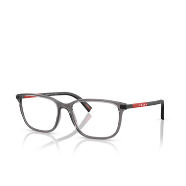 Lunettes de vue Prada Linea Rossa PS 02RV 01D1O1 transparent anthracite - Vue trois quarts