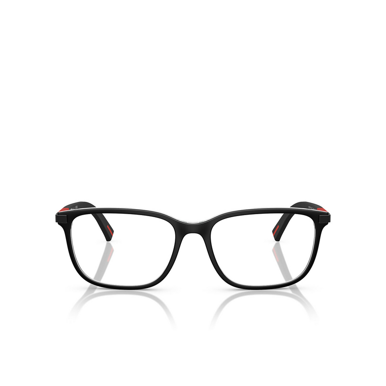 Occhiali da vista Prada Linea Rossa PS 02RV 03I1O1 top matte black on crystal - 1/3