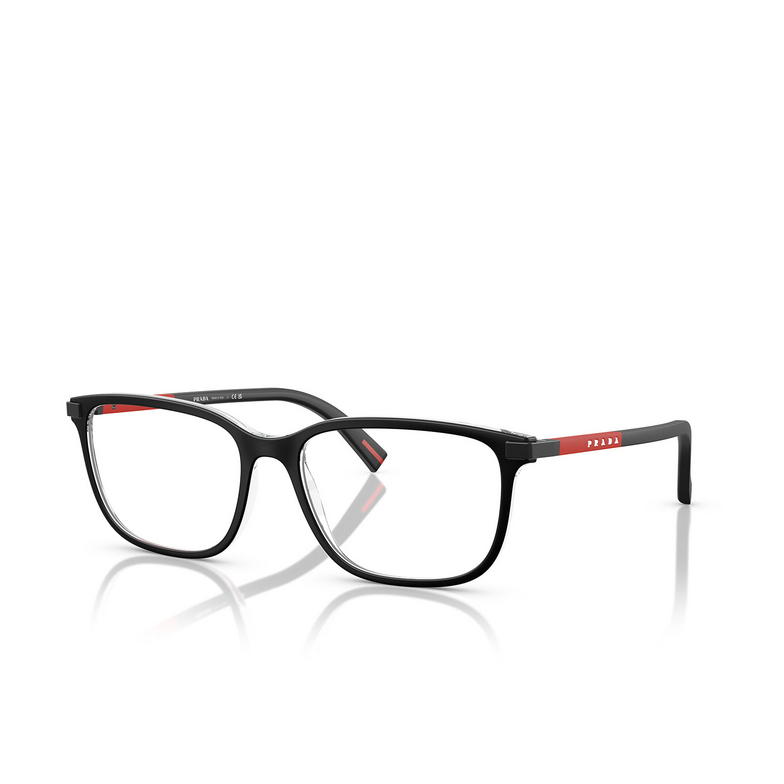 Occhiali da vista Prada Linea Rossa PS 02RV 03I1O1 top matte black on crystal - 2/3