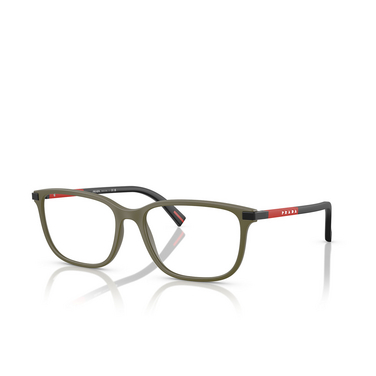 Prada Linea Rossa PS 02RV Korrektionsbrillen 15X1O1 matte military green - Dreiviertelansicht