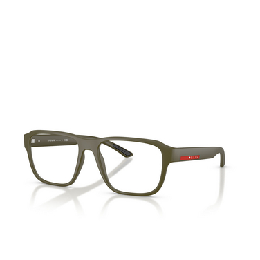 Prada Linea Rossa PS 05RV Korrektionsbrillen 15X1O1 matte green - Dreiviertelansicht