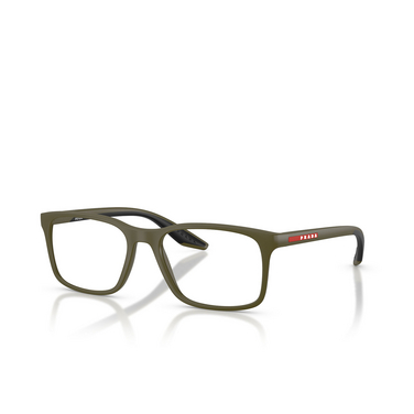 Prada Linea Rossa PS 08RV Korrektionsbrillen 15X1O1 matte green - Dreiviertelansicht