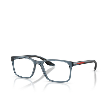 Gafas graduadas Prada Linea Rossa PS 08RV CZH1O1 transparent azure - Vista tres cuartos