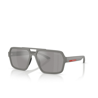 Prada Linea Rossa PS A06S Sunglasses 16X7W1 grey metal - three-quarters view
