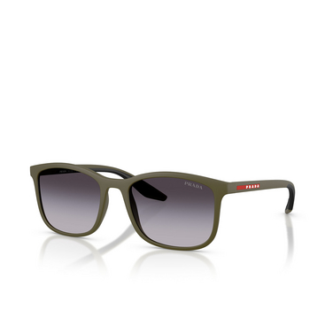 Gafas de sol Prada Linea Rossa PS A08S 15X09U matte green - Vista tres cuartos